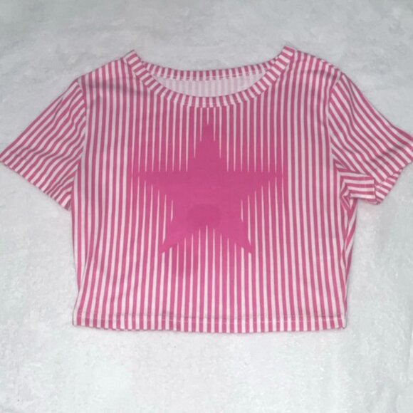 SHEIN Other - Adorable New Pink Stripped Star SHEIN Kids Size 2 NWOT